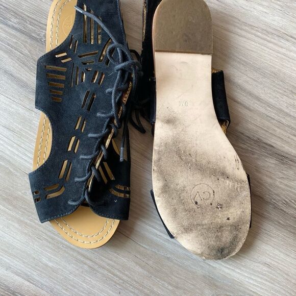 Cynthia Vince lace up sandals - Picture 3 of 6